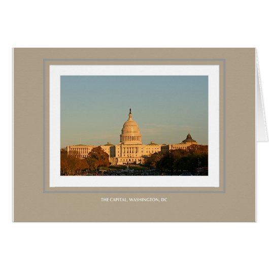 The Capital, Washington, DC Cards (Front Horizontal)
