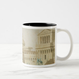The Capitol, set design for 'Titus' Two-Tone Coffee Mug