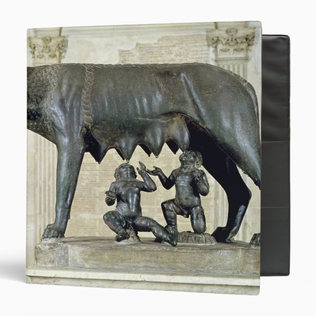 The Capitoline She-Wolf 3 Ring Binder (Front/Inside)