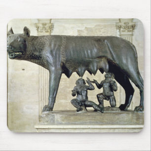The Capitoline She-Wolf Mouse Pad