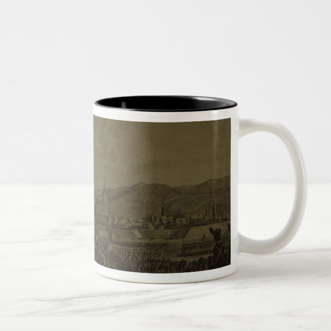The Capitulation of Ulm in October 1805 Two-Tone Coffee Mug (Right)