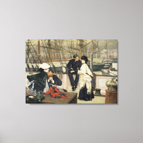 The Captain and the Mate 1873 Canvas Print