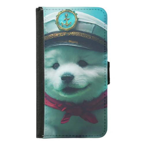 The Captain is in Charge Samsung Galaxy S5 Wallet Case