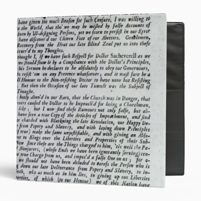 The Captain of the Mobs Declaration Binder (Front/Inside)