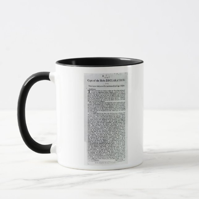The Captain of the Mobs Declaration Mug (Left)