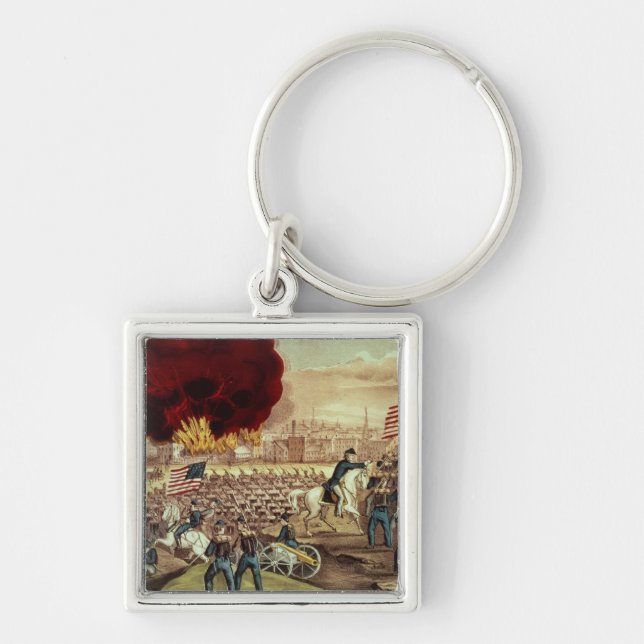 The Capture of Atlanta by the Union Army Keychain (Front)