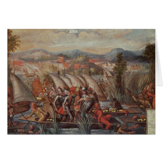 The Capture of Guatemoc Cards (Front Horizontal)