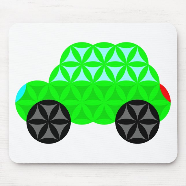 The Car Of Life - Sacred Shapes A2. Mouse Pad (Front)