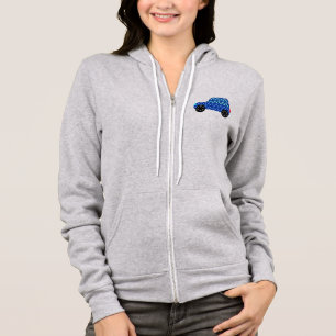 The Car Of Life - Sacred Shapes B1,Blue. Hoodie