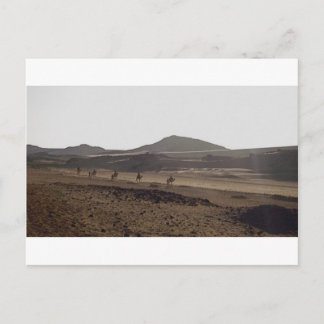 The caravan keeps moving postcard