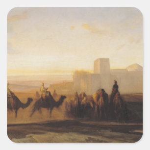 The Caravan Square Sticker