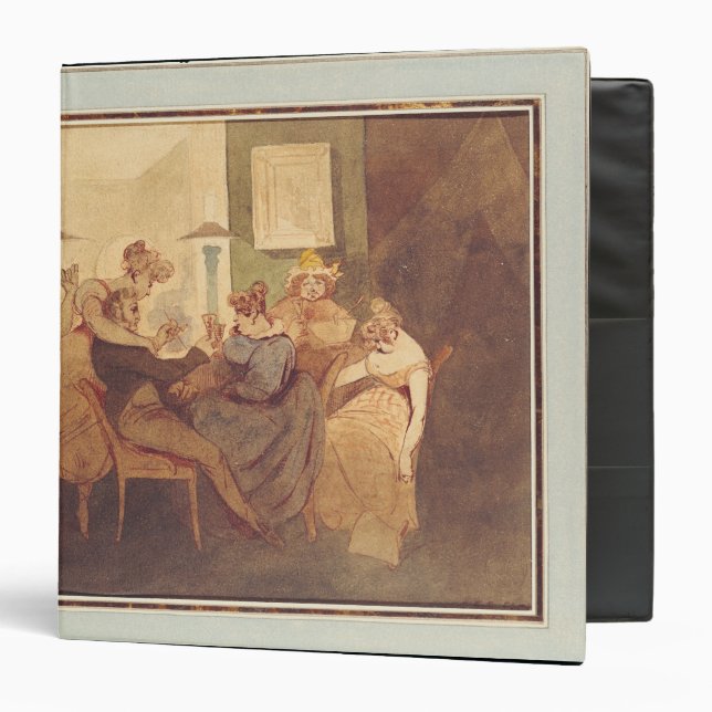 The Card Game, after 1830 Binder (Front/Inside)