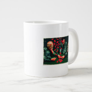 The Card Players 1987 Giant Coffee Mug