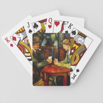 The Card Players By Paul Cezanne Playing Cards by ForEverProud at Zazzle