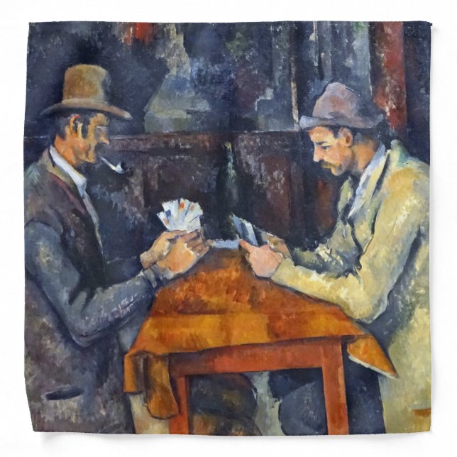 The Card Players, Cezanne Bandana (Front)