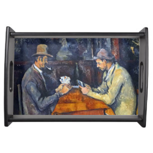 The Card Players, Cezanne Serving Tray