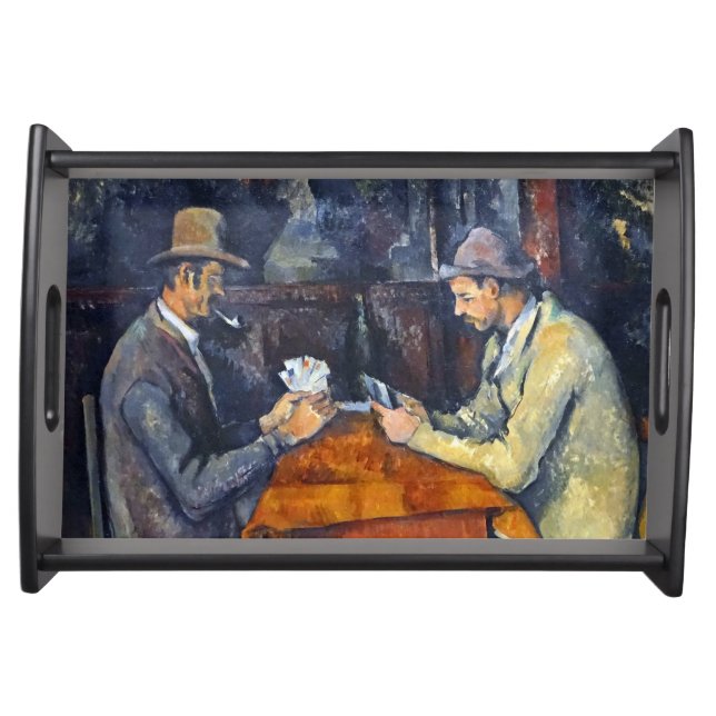 The Card Players, Cezanne Serving Tray (Front)