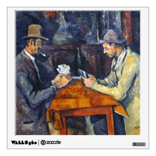 The Card Players, Cezanne Wall Decal