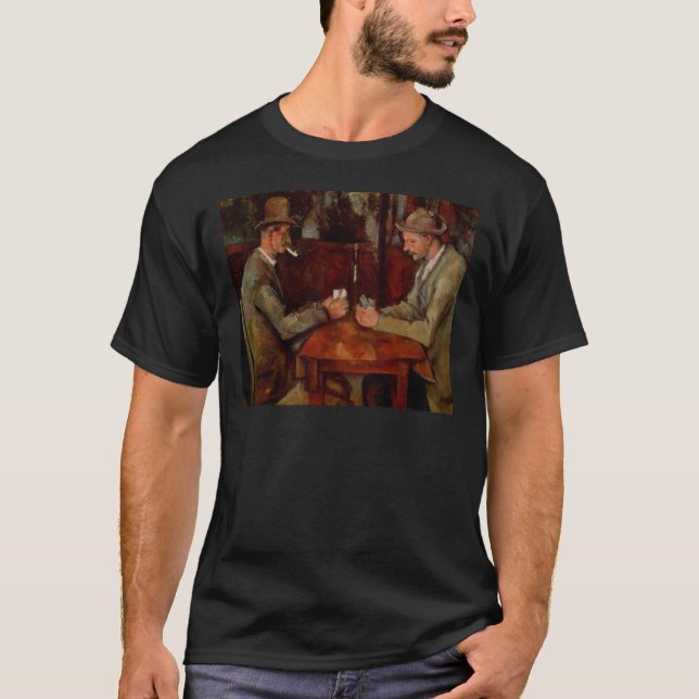 The Card Players, Claude Cezanne T-Shirt (Front)