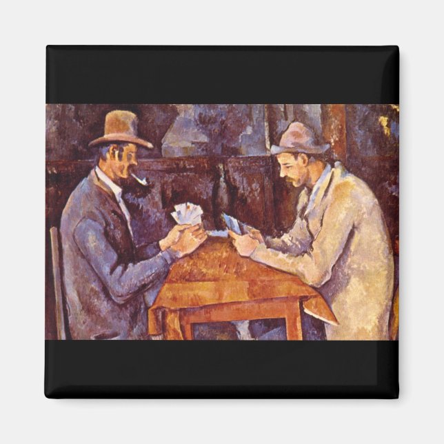The Card Players_Impressionists Magnet (Front)