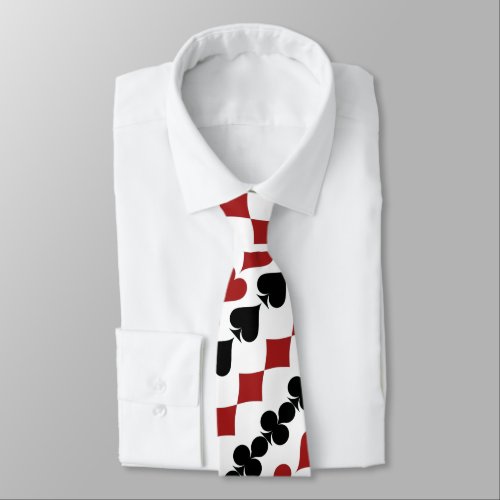The Card Suits Neck Tie