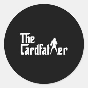 The Cardfather Funny Football Card Collector - Uni Classic Round Sticker
