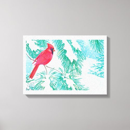 The Cardinal _ Canvas Print