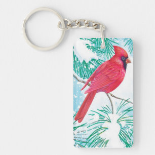 The cardinal - keychain