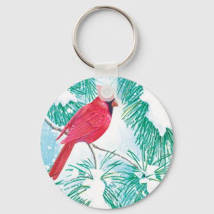 The cardinal - keychain