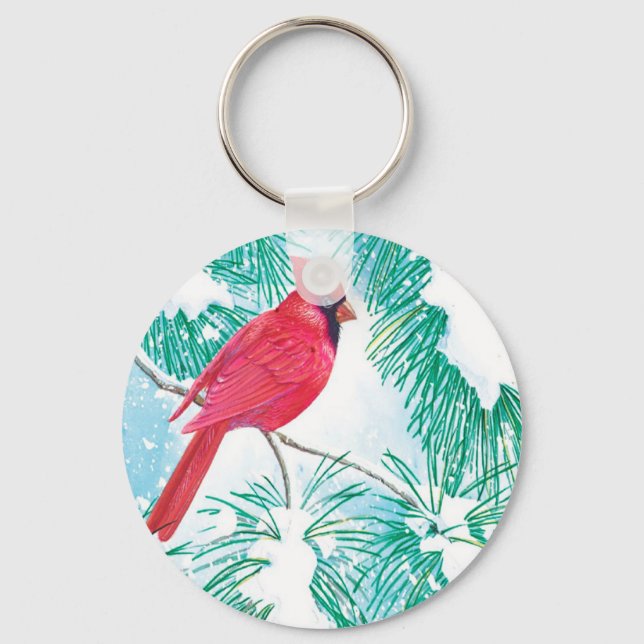 The cardinal - keychain (Front)