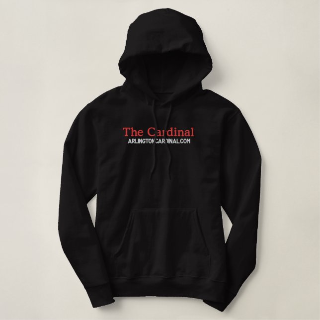 The Cardinal News Hoodie Black (Design Front)