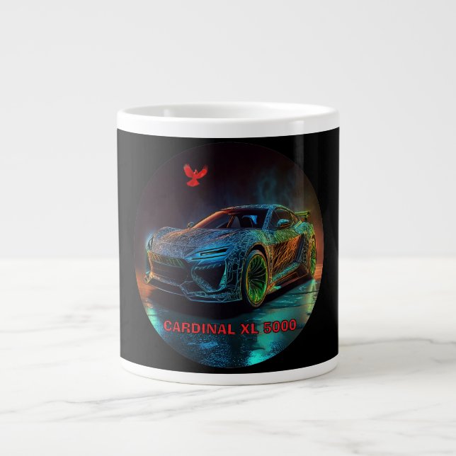 The Cardinal XL5000 Elite Sports Car Giant Coffee Mug (Front)