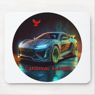 The Cardinal XL5000 Elite Sports Car Mouse Pad