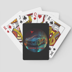 The Cardinal XL5000 Elite Sports Car Poker Cards