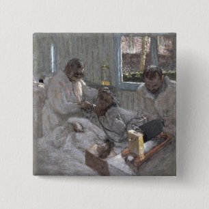 The Cardiologist Henri Vaquez and his Pinback Button