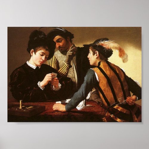 The Cardshapers Caravaggio Poster