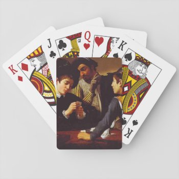 The Cardsharps By Caravaggio Playing Cards by ForEverProud at Zazzle
