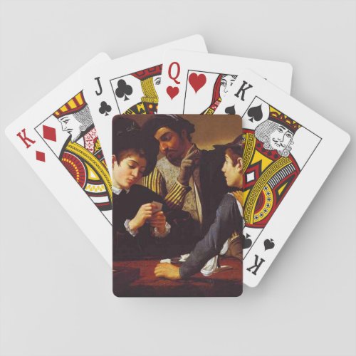 The Cardsharps by Caravaggio Playing Cards