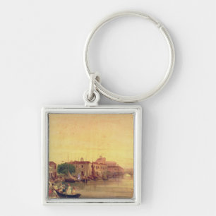 The Careenage, Bridgetown, Barbados, c.1848 Keychain