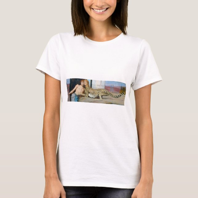 The Caresses, Fernand Khnopff T-Shirt (Front)