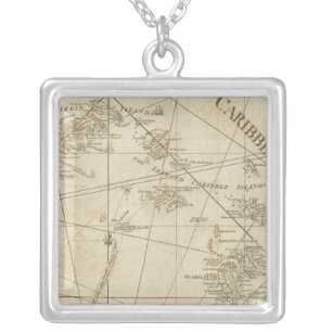 The Caribbean Islands, the Virgin Islands Silver Plated Necklace