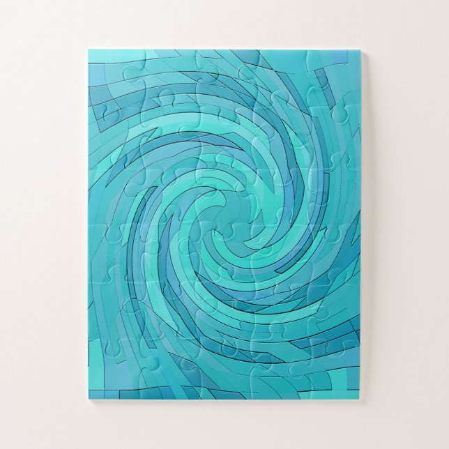 The Caribbean Whirlpool.... Jigsaw Puzzle (Vertical)