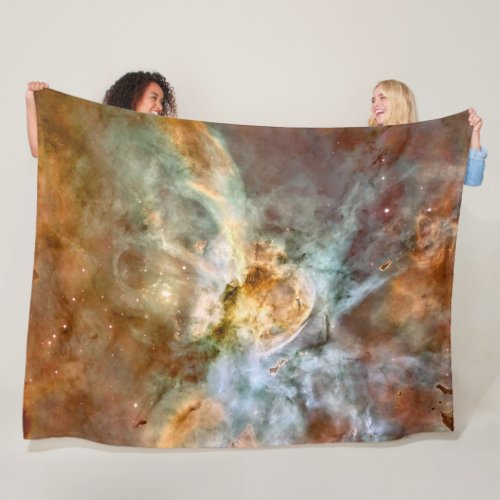 The Carina Nebula Fleece Blanket