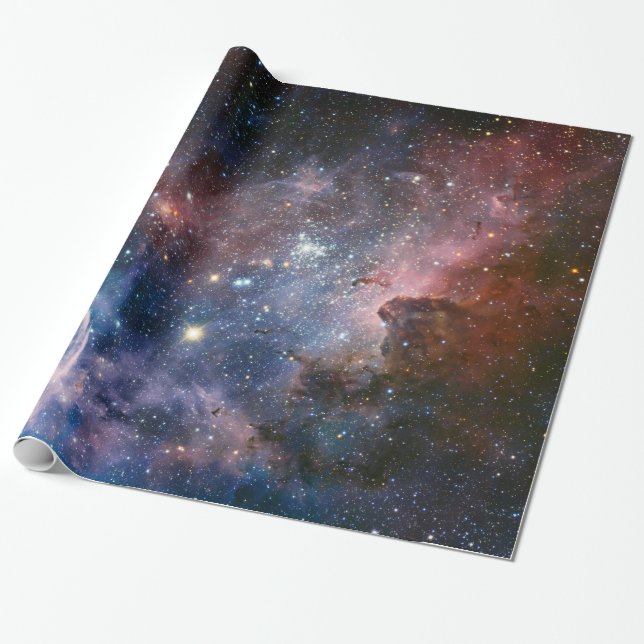 The Carina Nebula's hidden secrets Wrapping Paper (Unrolled)