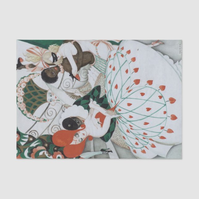 The Carnival by Gerda Wegener Tissue Paper (Front)