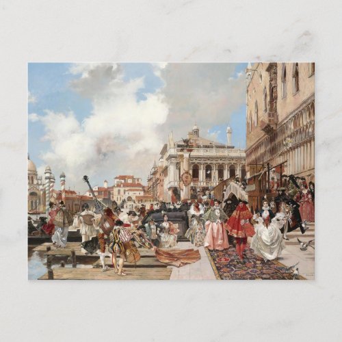  The Carnival Venice  Postcard