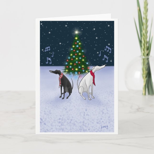 The Carol Hounds Holiday Card (Front)