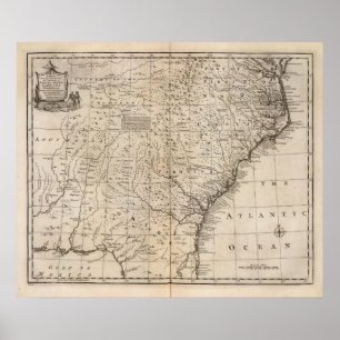 The Carolinas and Georgia Poster