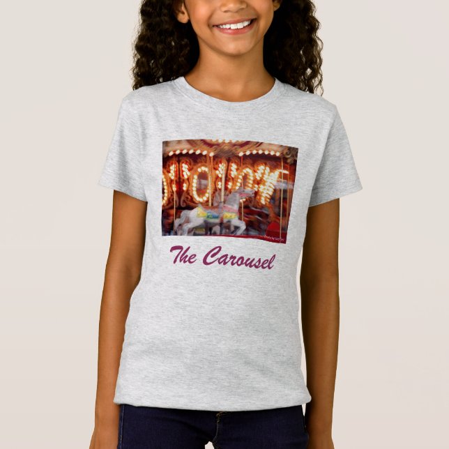 'The Carousel' Girls' T-shirt (Front)