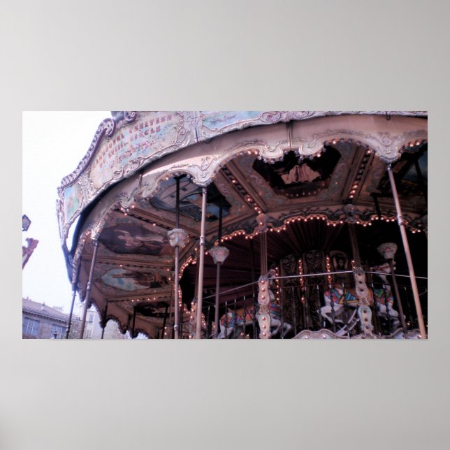 The Carousel Vintage Poster (Front)